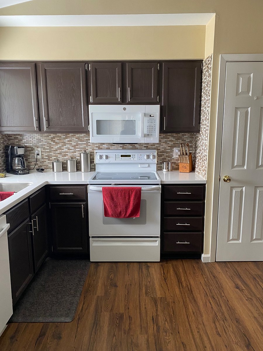Full size oven and microwave