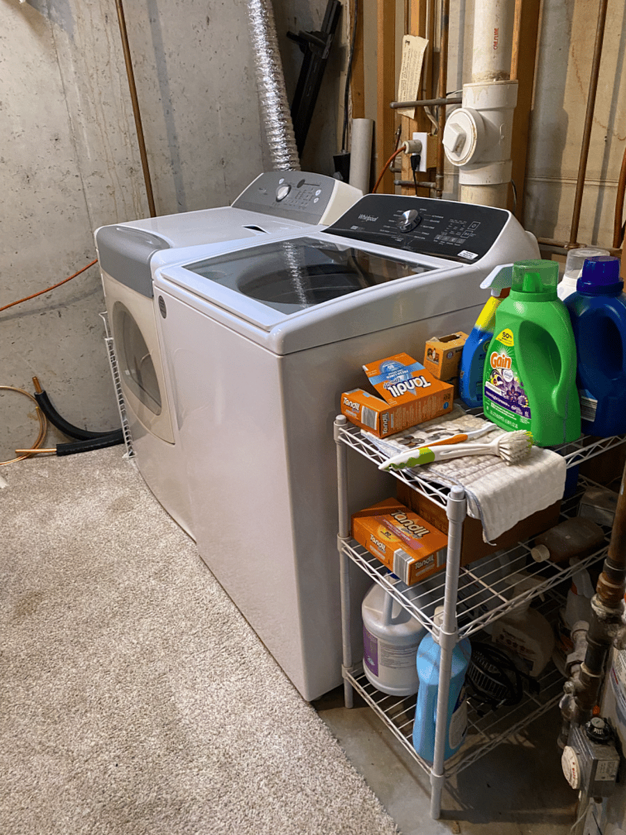 Full size washer and dryer