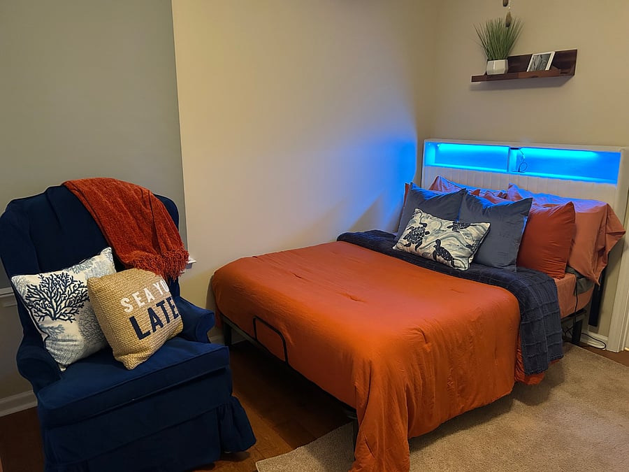 Well-appointed, cozy haven.