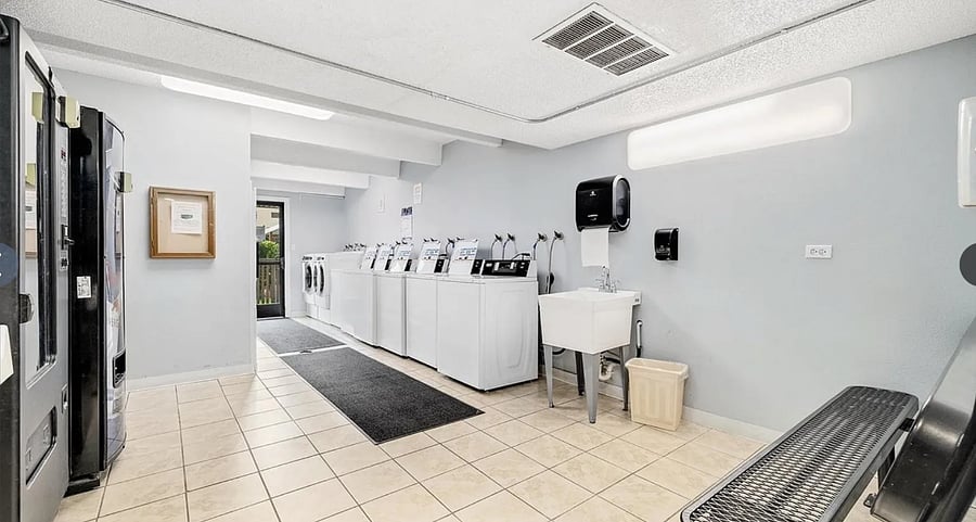 Laundry Room with Vending Machines