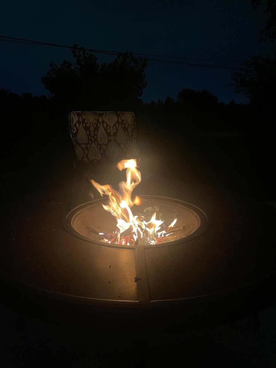Outside firepit