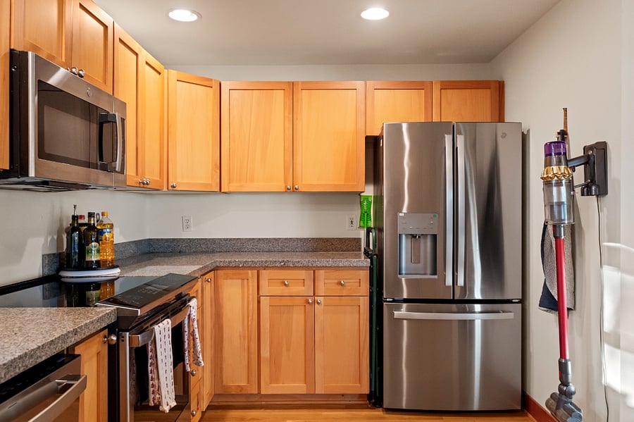 Kitchen, includes Dyson vacuum