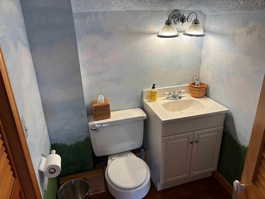 2nd floor half bath