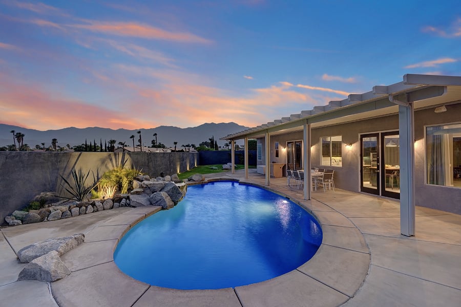 Sip a cool drink while you take in the fabulous desert sunsets.