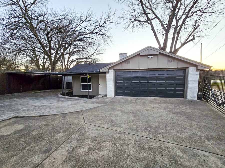 Dedicated Carport with Covered Private Entrance