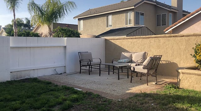 back yard