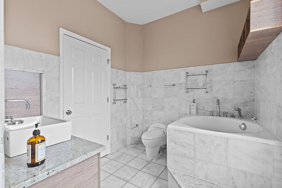 Second floor full bathroom with Japanese Soaking tub