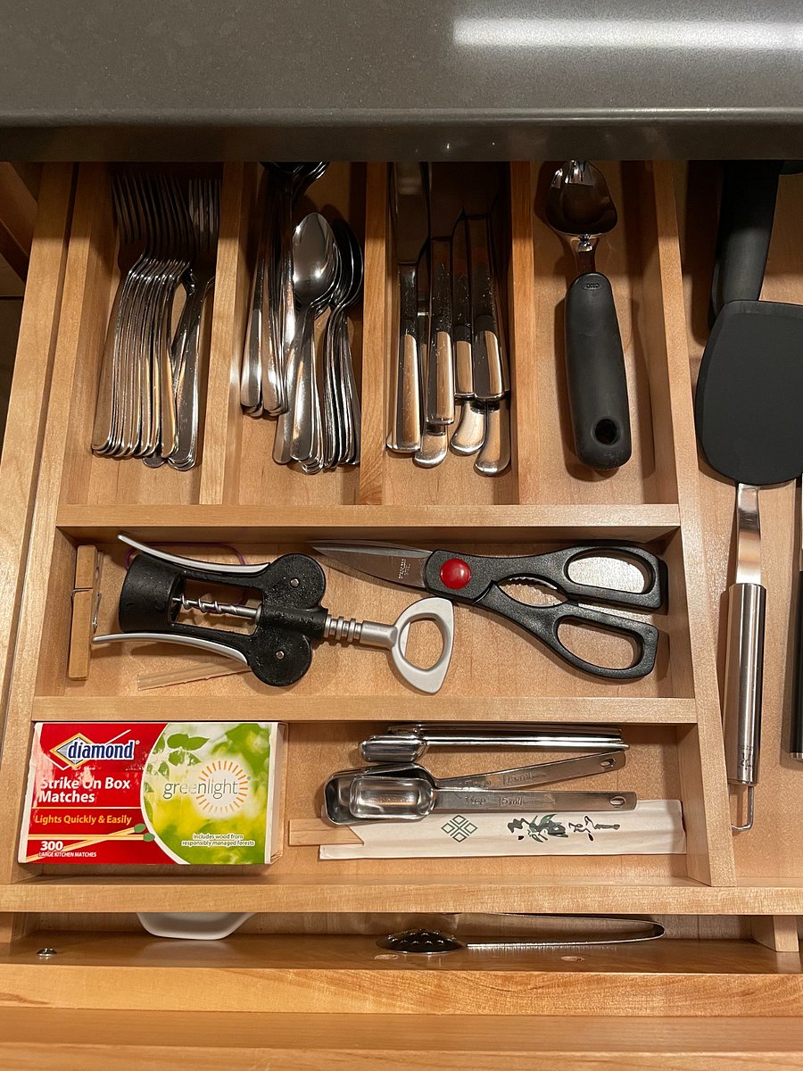 Silverware and utensils.