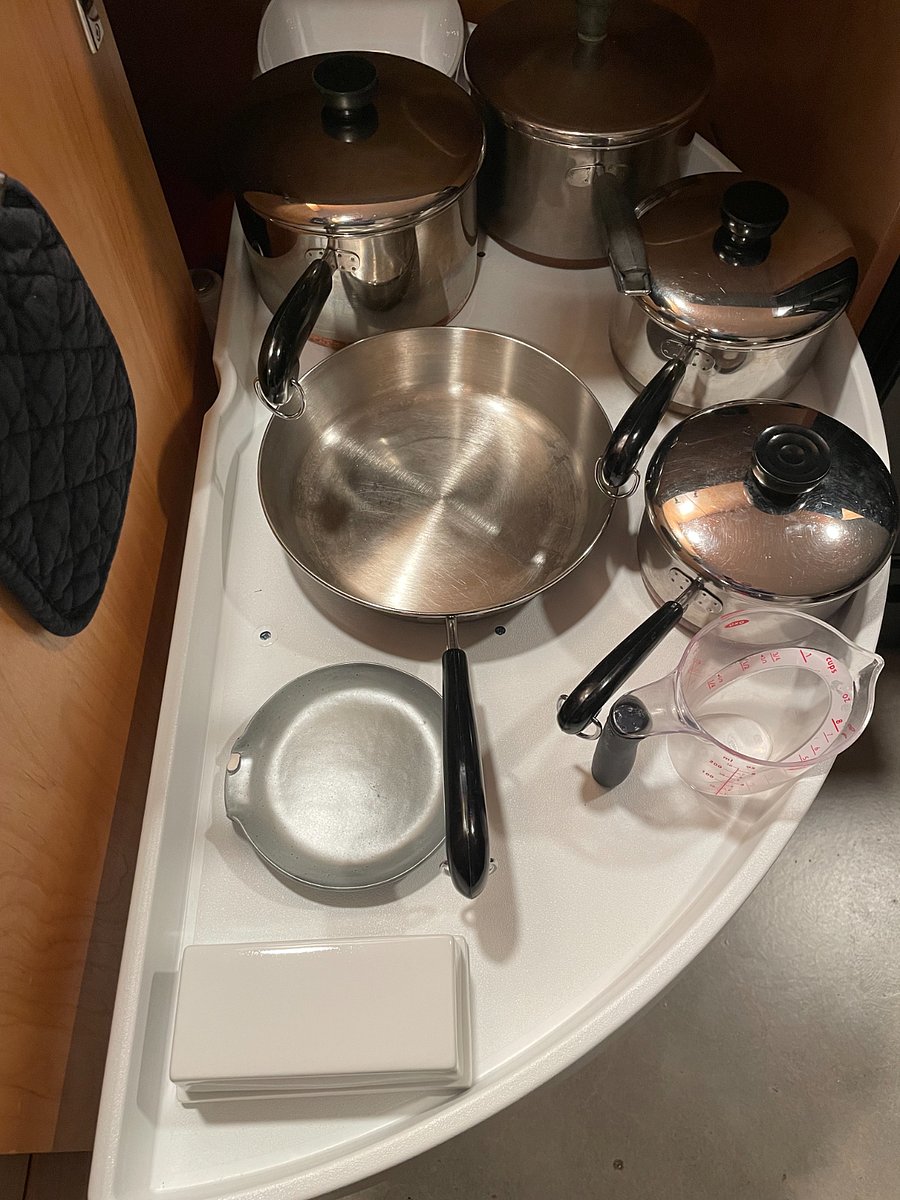 Pots and pans.