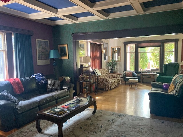 Generous living room