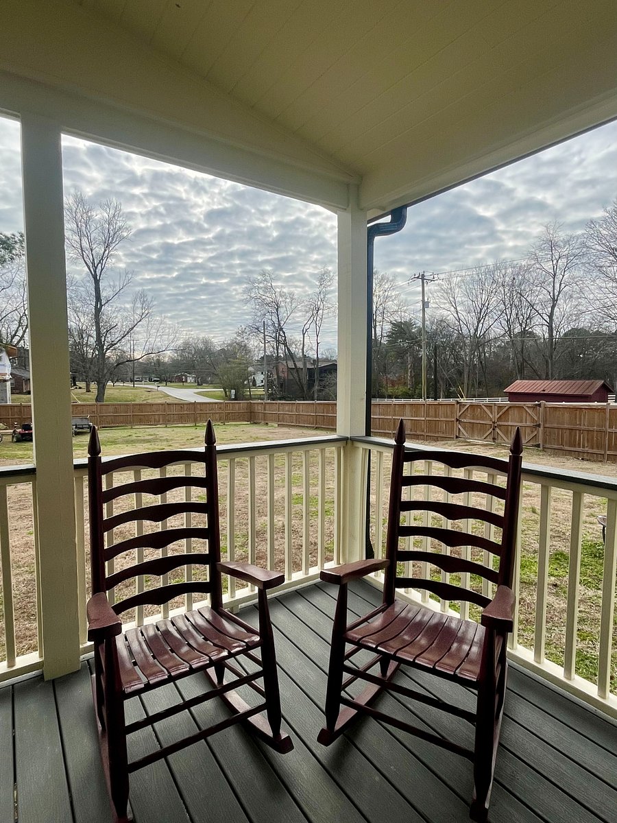 Rear House Porch and Backyard