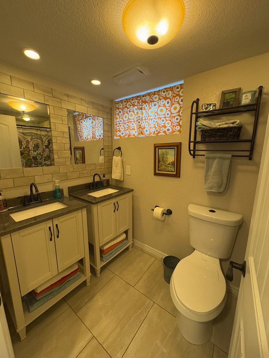 Second full bathroom for added privacy