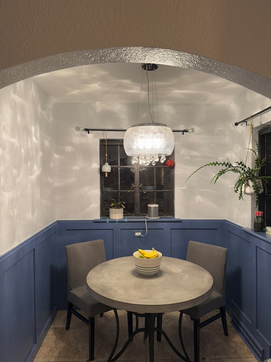 Sunny kitchen nook for morning coffee or casual dining