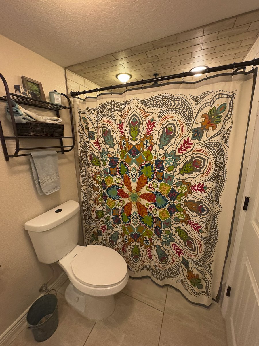 Second bathroom with double headed shower including rain shower