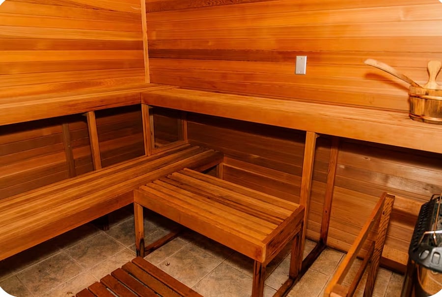 Shared sauna
