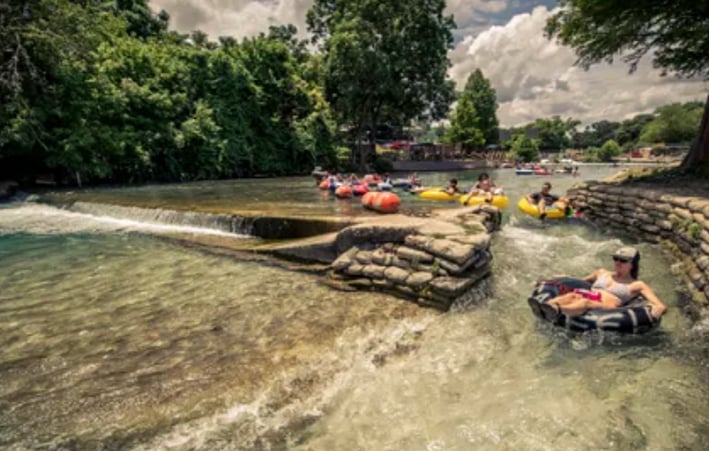Floating the Guadalupe River