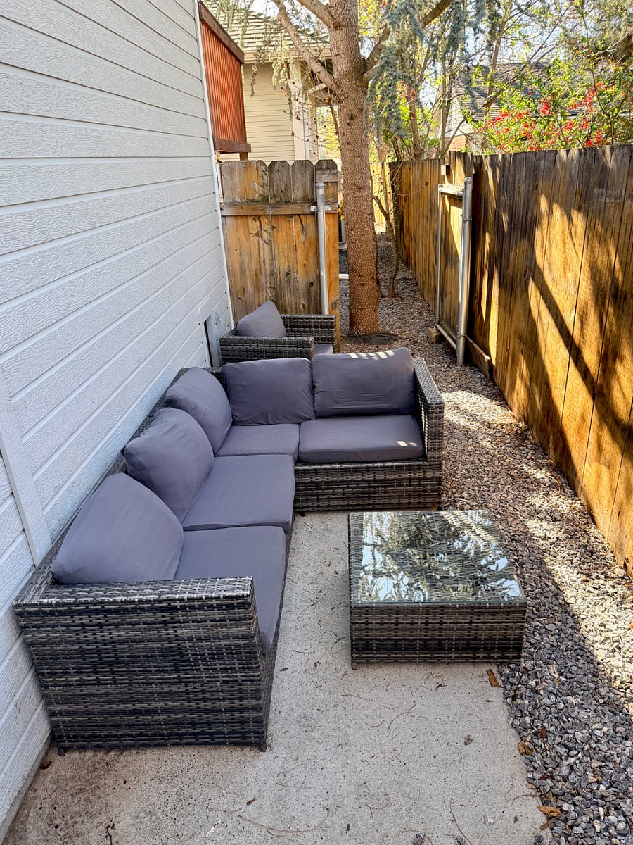 Outside seating 