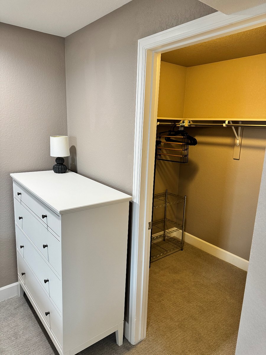 Bedroom walk-in closet