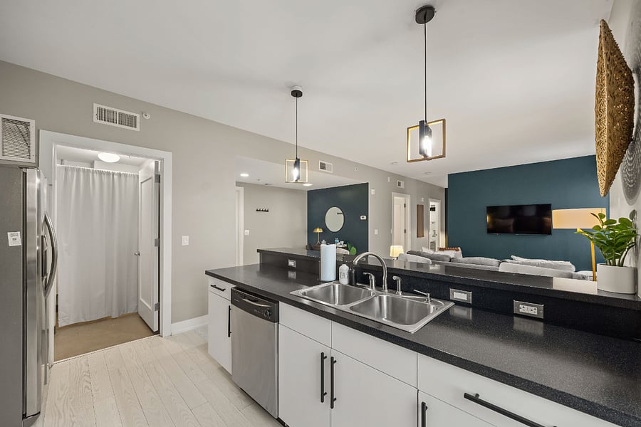 Kitchen area.