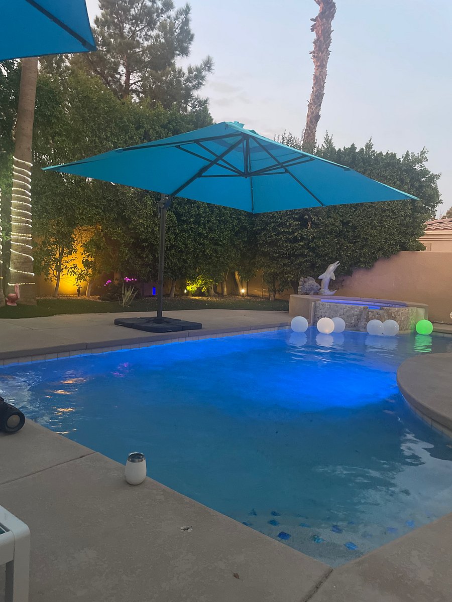 Heated pool and spa