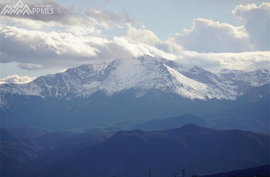Pikes Peak Snow Capped Mountain!