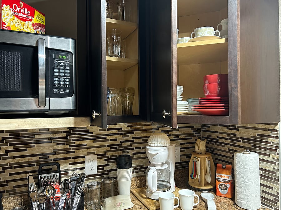 Dishware Glassware Coffee Maker Station
