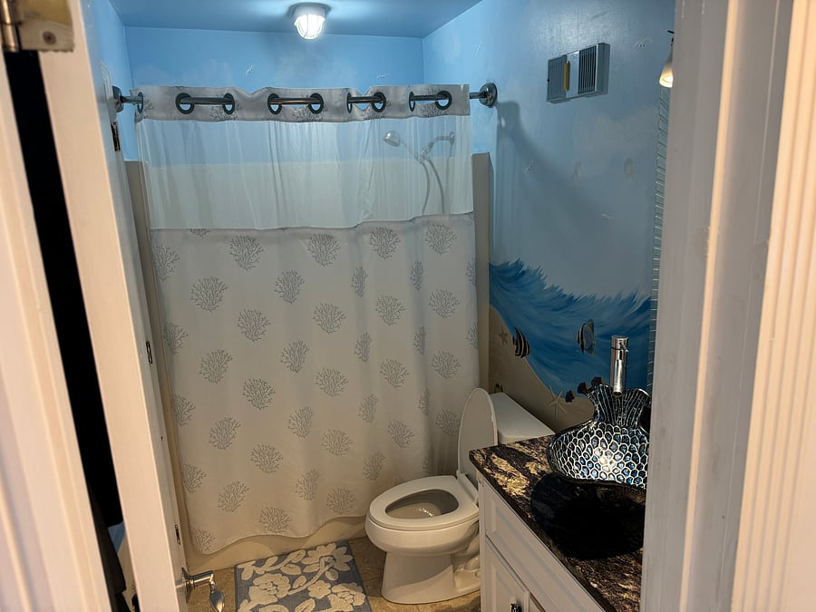 Full Bathroom with Shower/Tub Combo