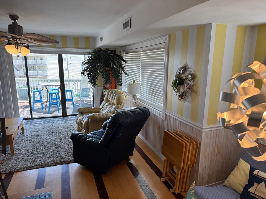 View of Living Room from Hallway