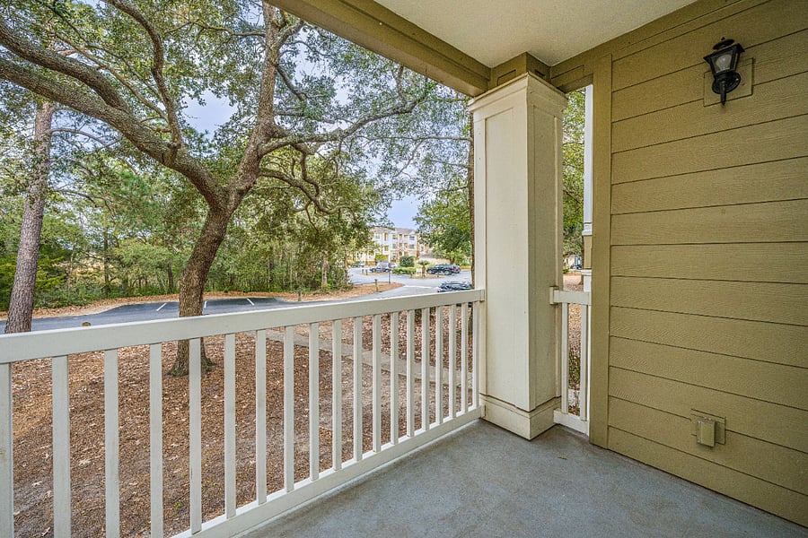 Balcony space perfect for morning coffee or evening relaxation