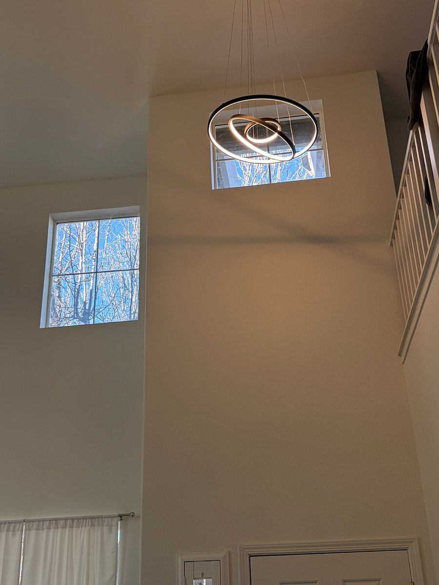 High ceilings.