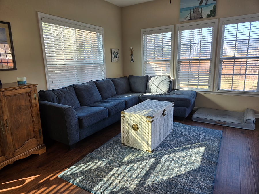 Quiet Sunroom for relaxing and reading