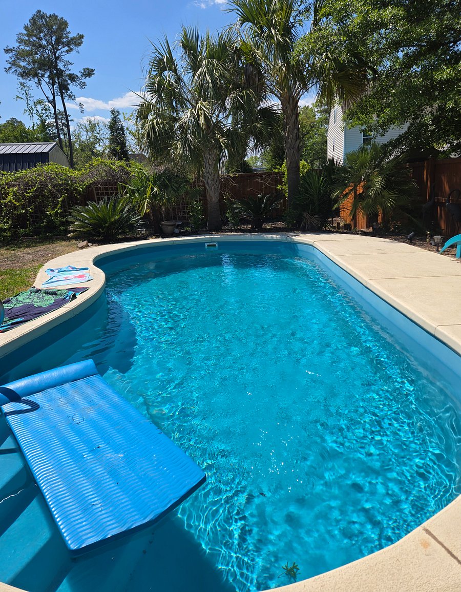 Swimming Pool or like we call it, the Cooling Pool