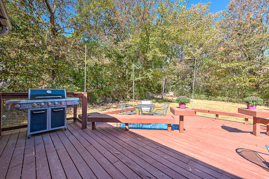 Back Deck Grilling Area