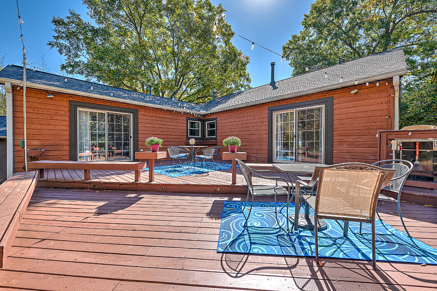 Back Deck Sitting Area