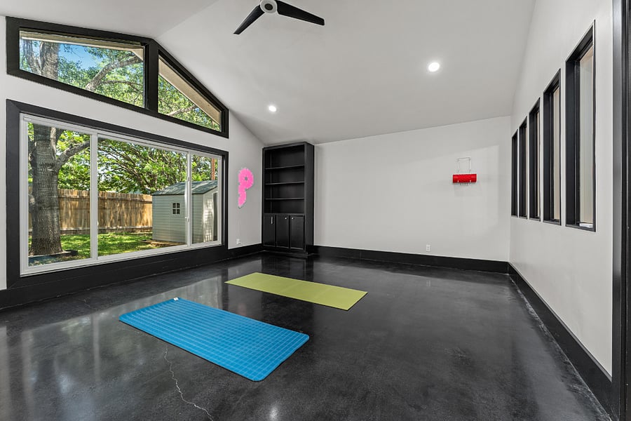 Morning meditation in the Flex Den?