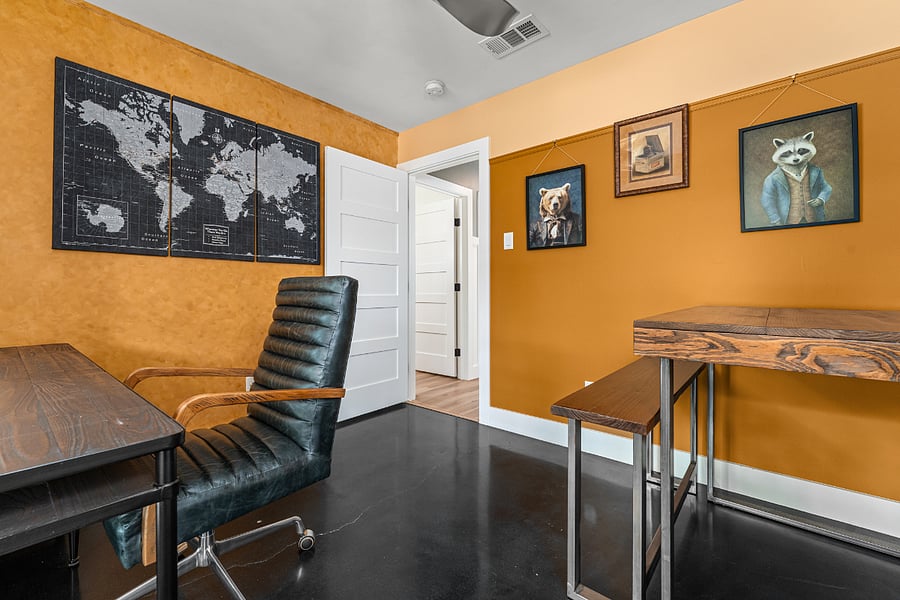 Have your Zoom meetings or get homework done in this dual station office.