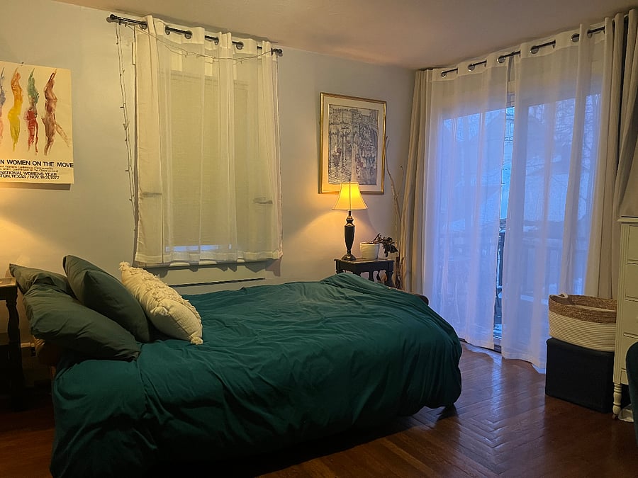 Pull-out futon in spare room/office