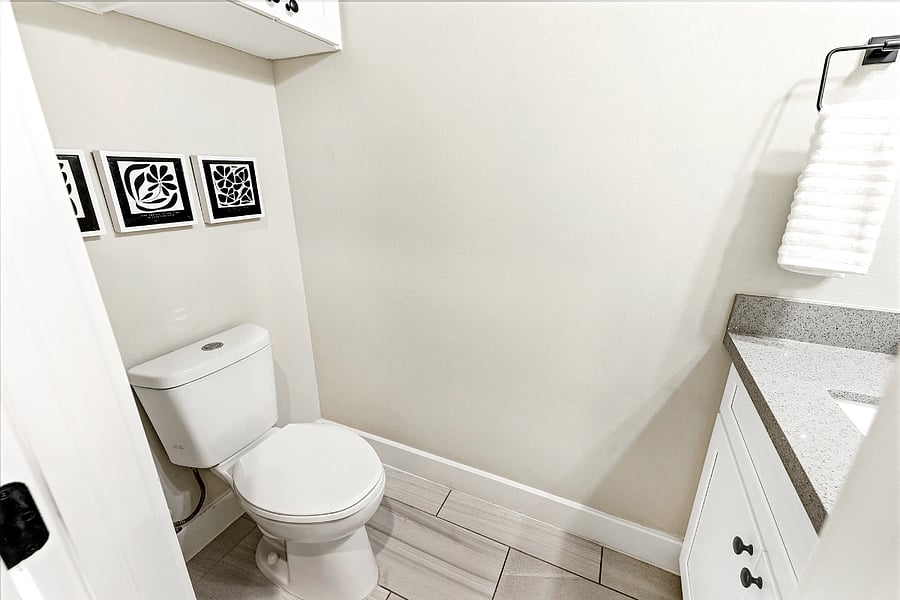 Half bath main floor