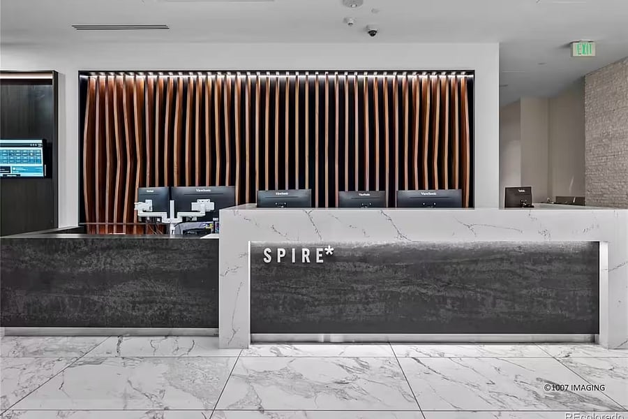 9th Floor: Front Desk for Spire Building Staff