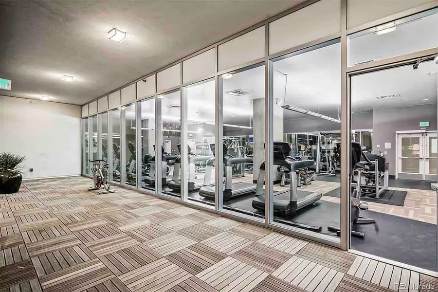 9th Floor Amenities: Gym (Angle #2)