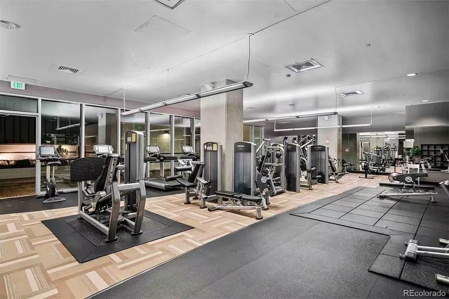 9th Floor Amenities: Gym (Angle #1)