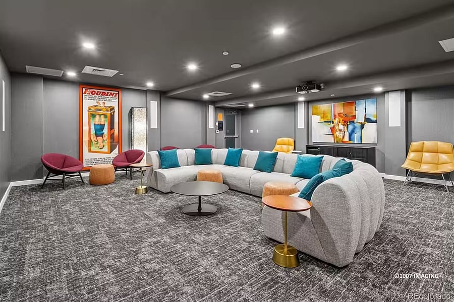 10th Floor Amenities: Private Theatre Room (Reservations Required)