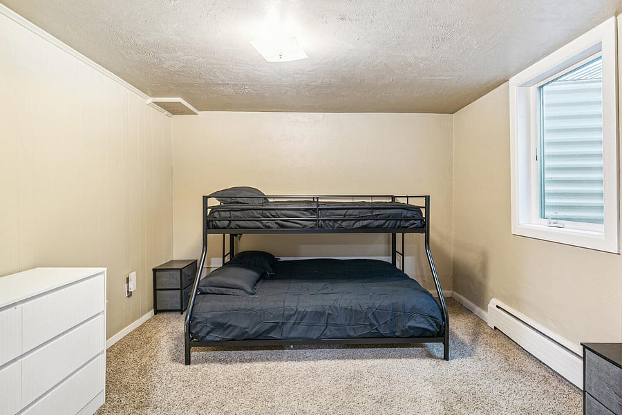 Bedroom 5: Full Over Twin Bunk Bed
