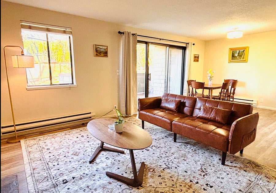 bright living room