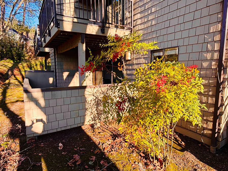 Private Patio with Sunshine and Comfort