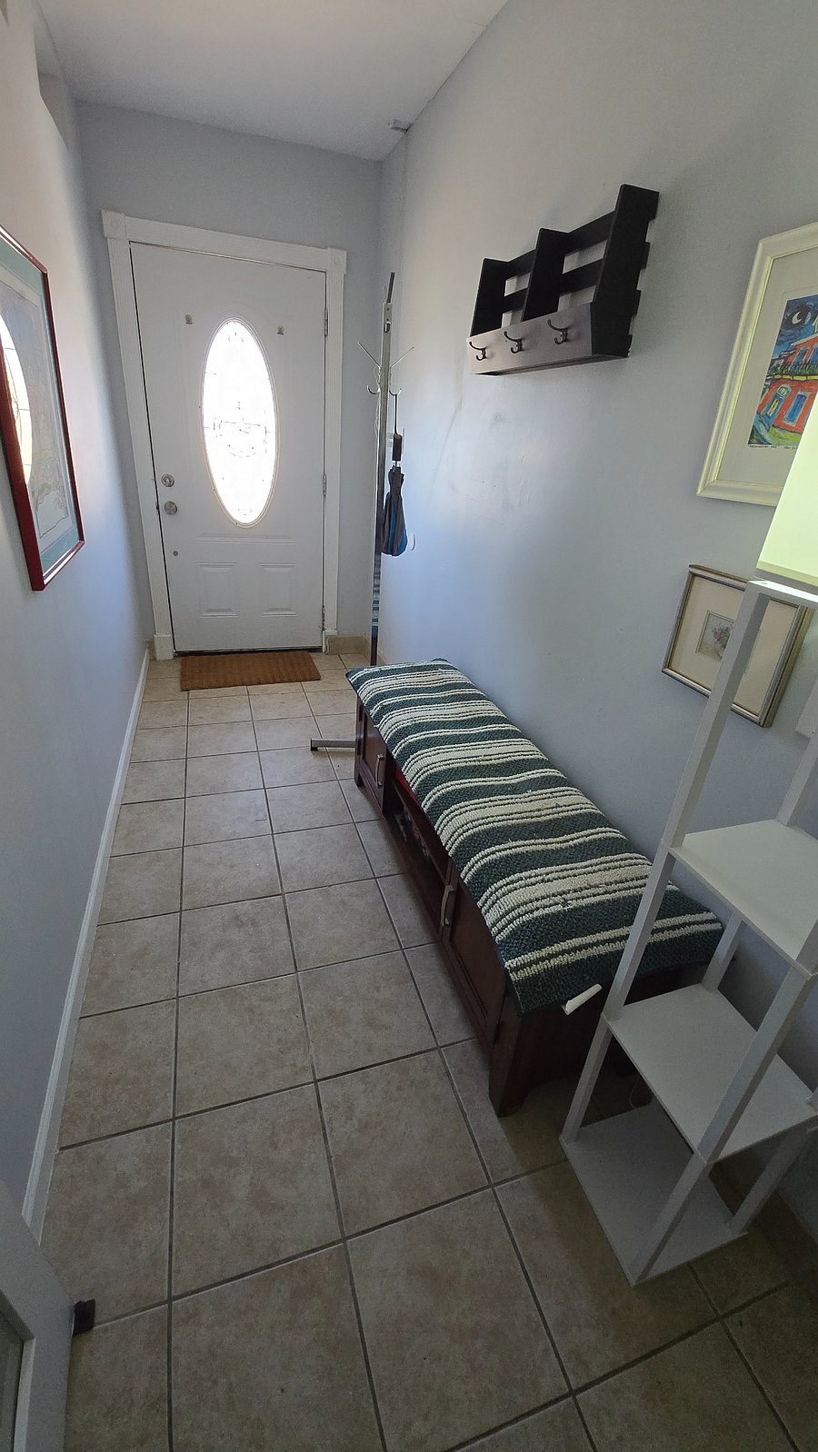 Simi-private street entry has a Drop Zone.