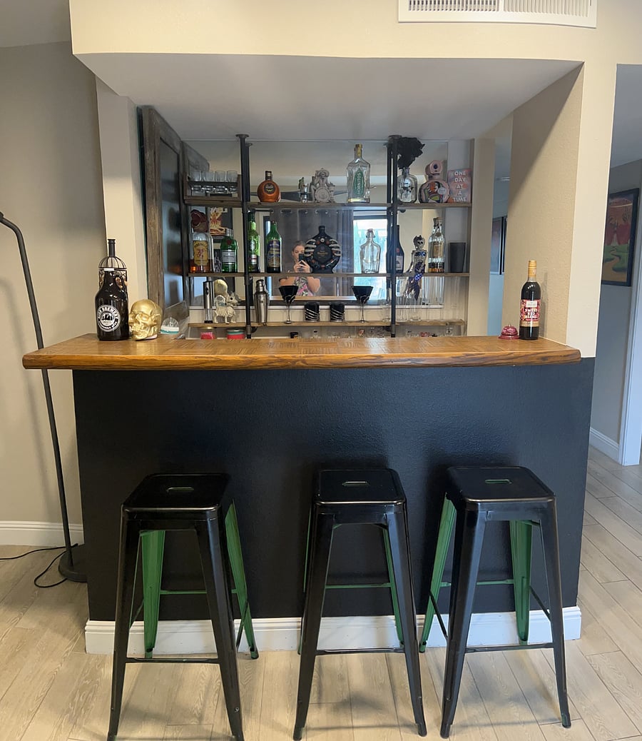 Bar area in game room