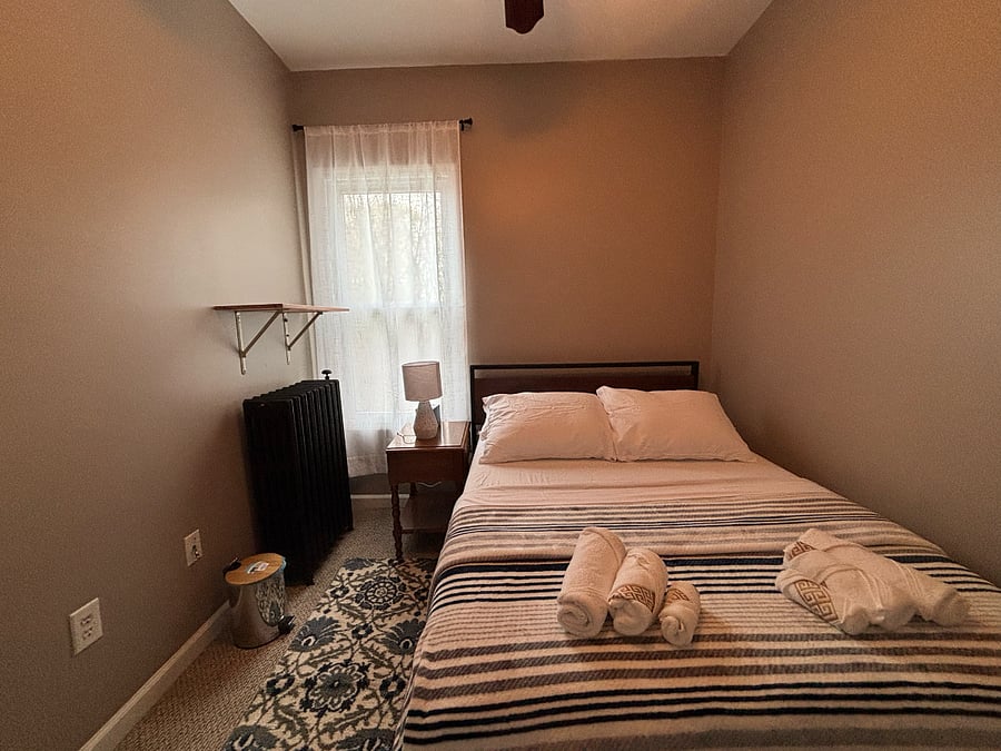 Bedroom. 2: Queen Bed | Upstairs