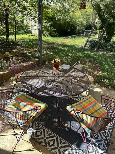 Patio with gazebo