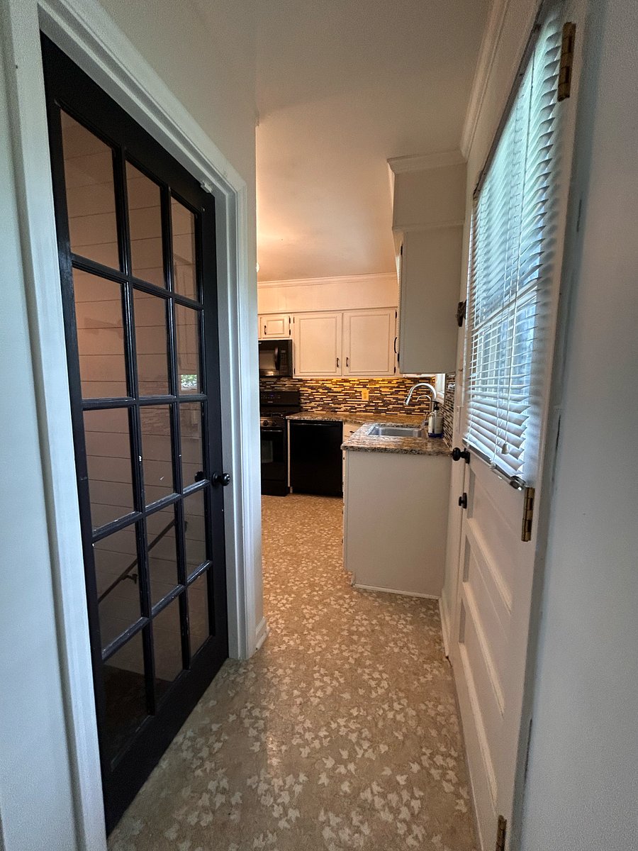 View of the kitchen from the dining room